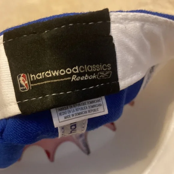 Vintage Reebok New Jersey Nets Hardwood Classics Fitted Hat - Picture 6 of 6